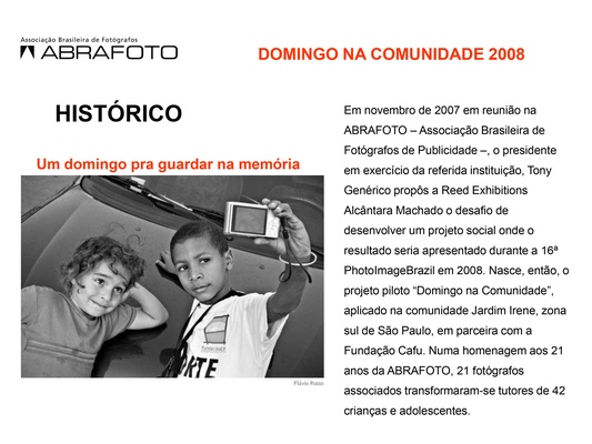 Memória ABRAFOTO: Domingo na comunidade